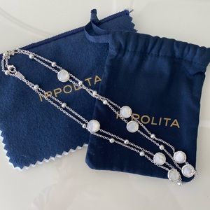 Ippolita silver mother of pearl long necklace